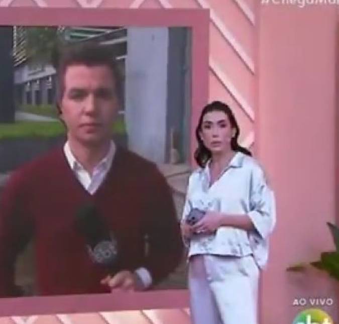 Repórter do <i>SBT</i> confunde programas e chama <i>Chega Mais</i> de <i>Mais Você</i>; assista