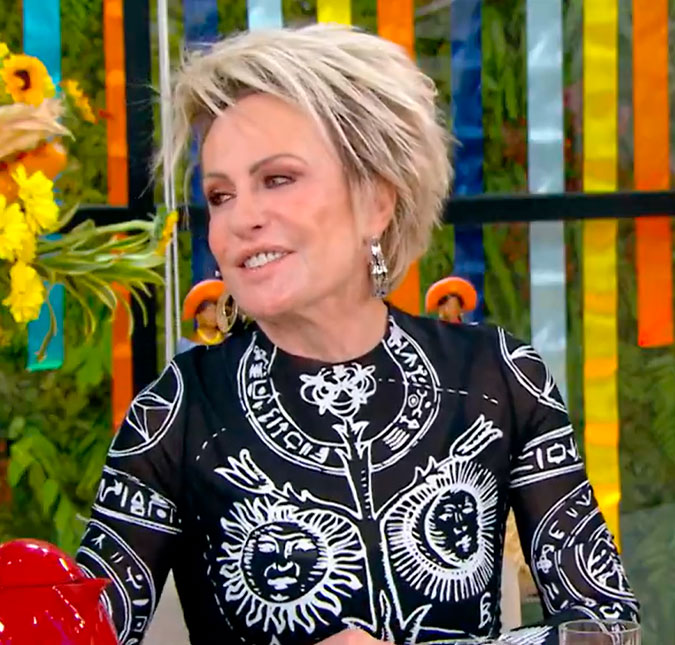 Ana Maria Braga fica envergonhada após soltar palavrão ao vivo no <i>Mais Você: - Ai, desculpa</i>