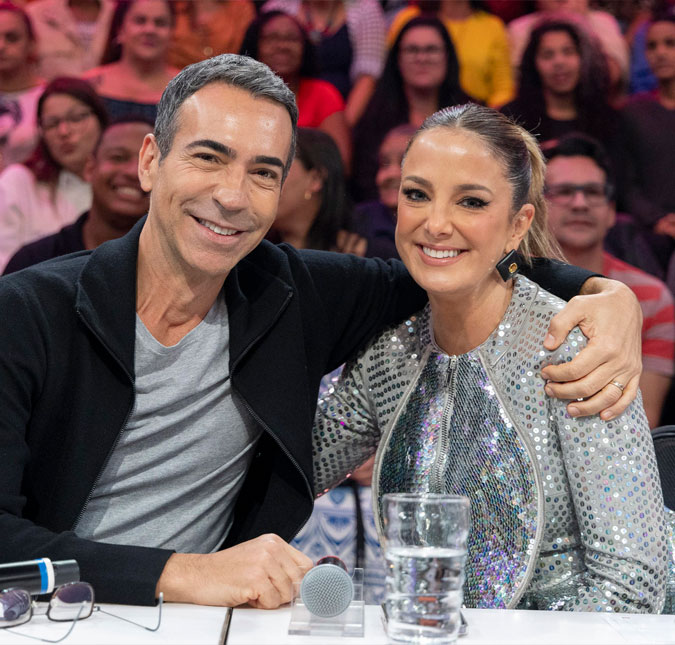 De quadradinho a recado emocionante de Rafa Justus! Veja os momentos de Cesar Tralli e Ticiane Pinheiro no <i>Domingão</i>