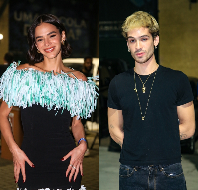 Bruna Marquezine aparece na França enquanto João Guilherme aproveita a <i>Paris Fashion Week</i>