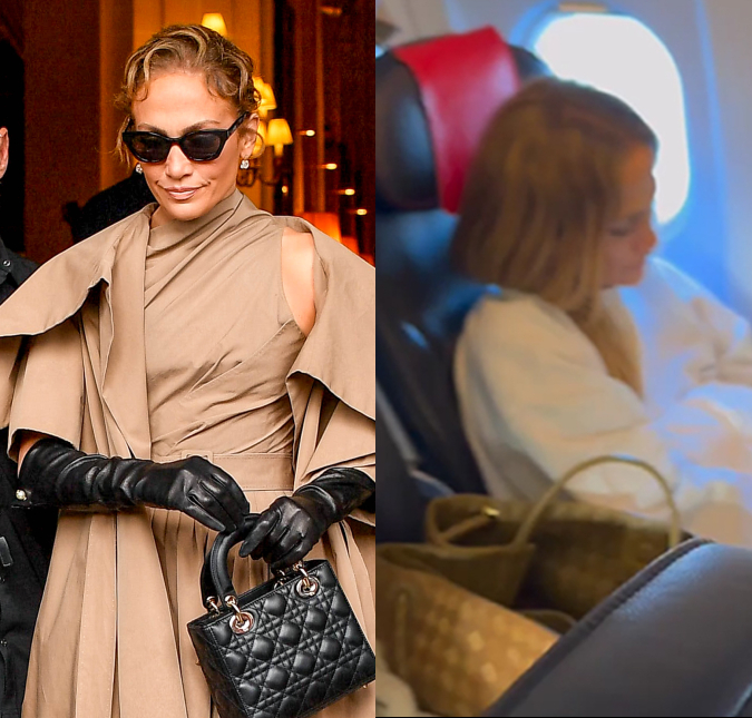 Jennifer Lopez atrai atenção ao viajar na classe econômica durante passagem pela Europa