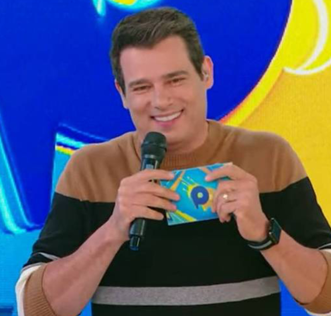 Celso Portiolli faz sátira de vídeo de Eliana anunciando ida para a <I>Globo</i>; assista