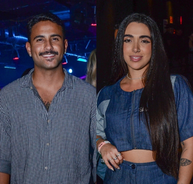 Lucas Pizane e Giovanna Lima aparecem agarradinhos no segundo dia de Festival de Parintins; assista