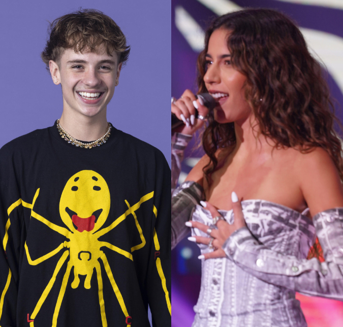 Apaixonado, Juliano Floss se declara para Marina Sena no <i>Domingão com Huck: Você está mudando tudo</i>