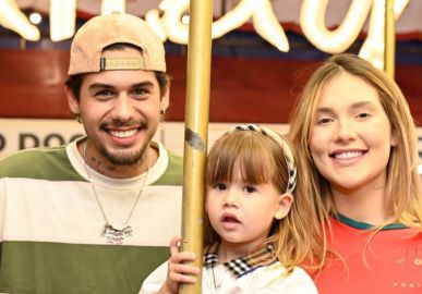 Zé Felipe se assusta ao ver Maria Alice falando com tio Leandro, irmão de  Leonardo que morreu nos anos 90 - Estrelando