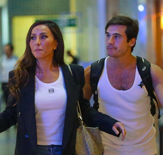 Em Portugal para gravação da novela <I>Mania de Você</I>, Nicolas Prattes recebe visita de Sabrina Sato e posta declaração