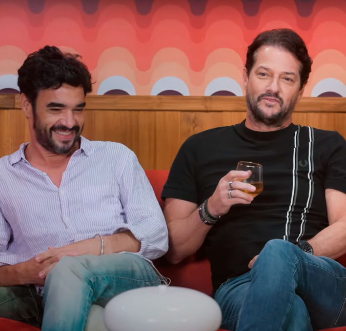 Marcelo Serrado admite ter ficado chocado após <i>manjar</i> parte íntima de Caio Blat: <i>- Uma das coisas mais absurdas que já vi na minha vida</i>