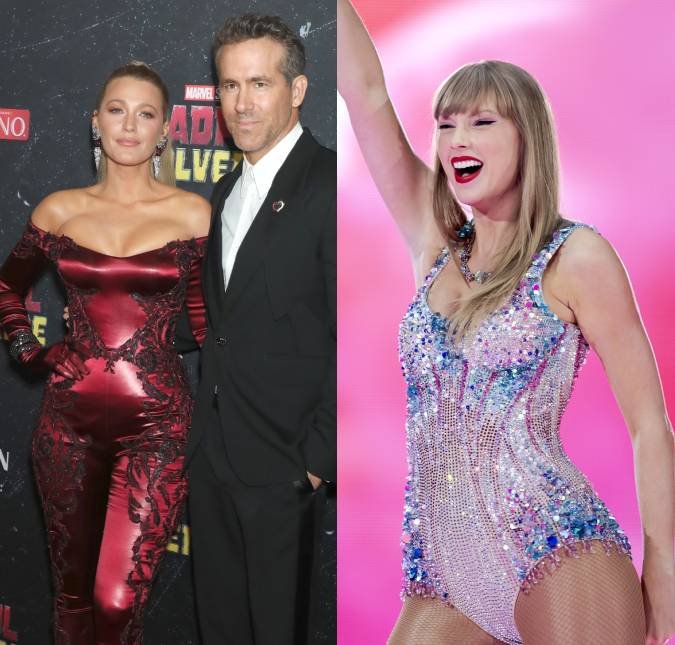Taylor Swift parabeniza Ryan Reynolds e Hugh Jackman pela estreia de <i>Deadpool & Wolverine</i>