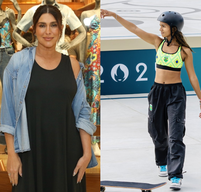 Fernanda Paes Leme e Pilar torcem por Rayssa Leal nas Olimpíadas de Paris: <i>Fadinhas unidas</i>