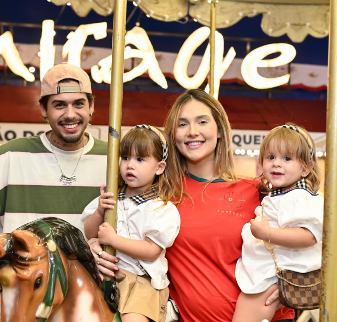 Herói! Zé Felipe pula na piscina e salva filha mais nova de afogamento
