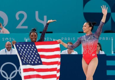 Simone Biles e Suni Lee se incomodam com plateia das Olimpíadas de Paris