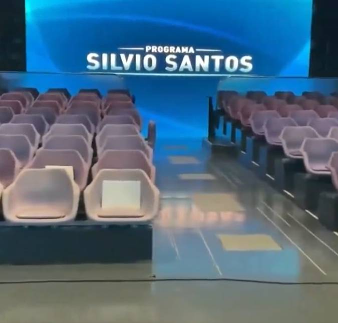 Vídeo de despedida de Silvio Santos no <i>SBT</i> com auditório vazio e narração de Celso Portiolli emociona; assista
