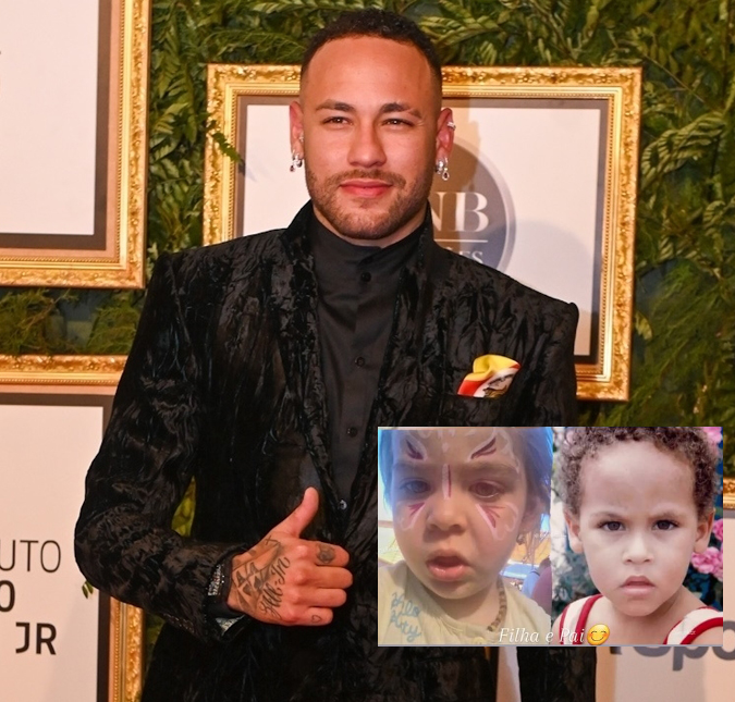 Enquanto aguarda resultado de DNA, modelo húngara compara foto da filha, suposta herdeira de Neymar Jr., com jogador