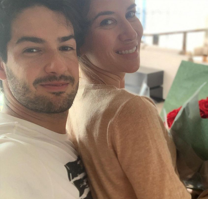 Rebeca Abravanel mostra momento raro de Alexandre Pato com filho