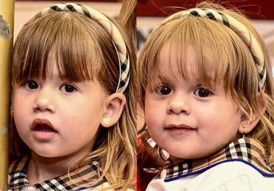 Maria Alice e Maria Flor conhecem o irmão, José Leonardo; confira -  Estrelando