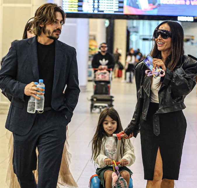 Nicolas Prattes fala com carinho sobre Zoe, filha de Sabrina Sato: <i>Sou presenteado de Deus por poder conviver com ela</i>