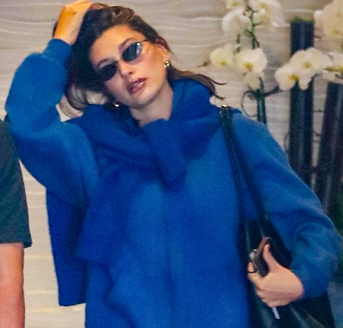 Hailey Bieber passa dia no <i>spa</i> durante descanso da maternidade