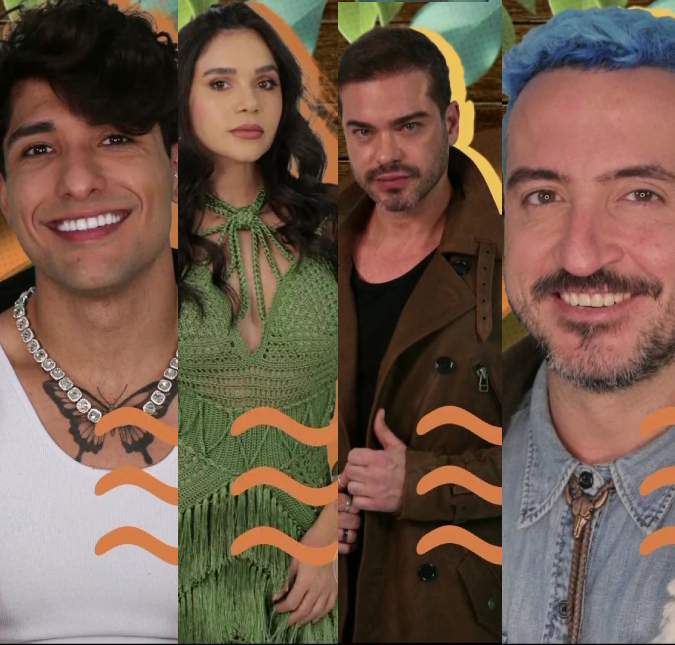 Fernando Presto, Sidney Sampaio, Gizelly Bicalho e Caue Fantin estão imunes na primeira roça de <I>A Fazenda 16</I>