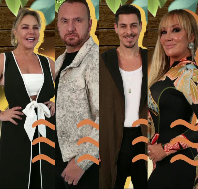 Flor, Zé Love, Sacha Bali e Vivi Fernandes formam a primeira roça de <I>A Fazenda 16</I>