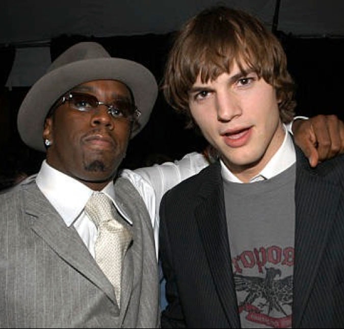 Ashton Kutcher supostamente teme que Diddy <i>invente falsas acusações</i> sobre seus amigos para limpar próprio nome