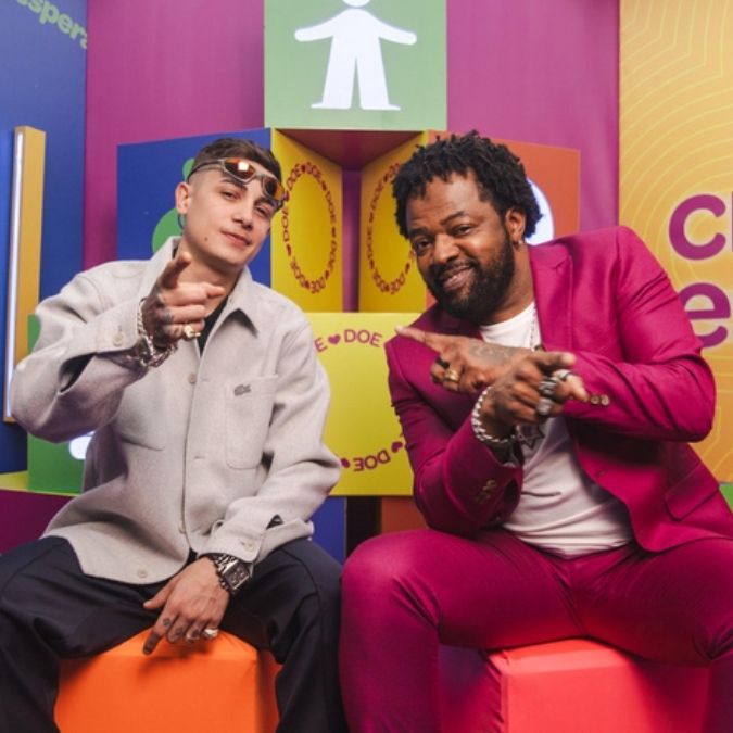 Xande Pilares e MC Hariel fazem colaboração inédita no <i>Criança Esperança</i>; veja!