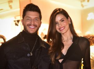 Camila Queiroz se derrete por Klebber Toledo após desfile no <I>SPFW N58: Ele arrasou</I>