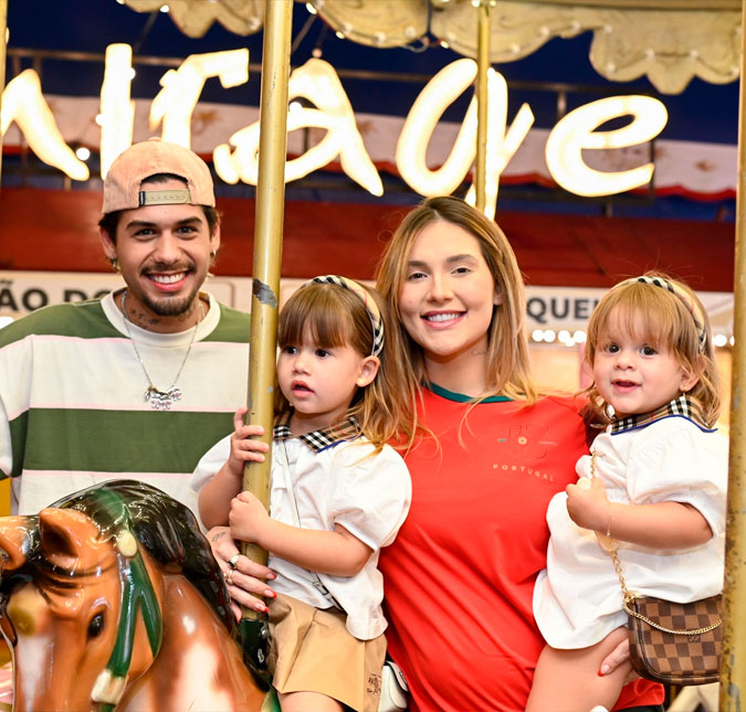 Zé Felipe mostra que Maria Flor segue brava após levar bronca do pai: <i>- Até agora você está de mal de mim?</i>