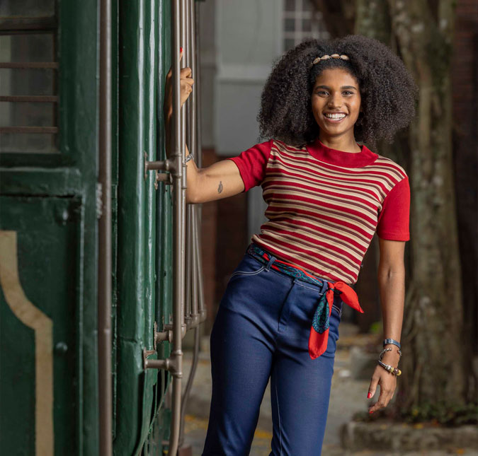 Mariana Sena conta como está sendo retornar às novelas após a maternidade: <i>- Um desafio</i>