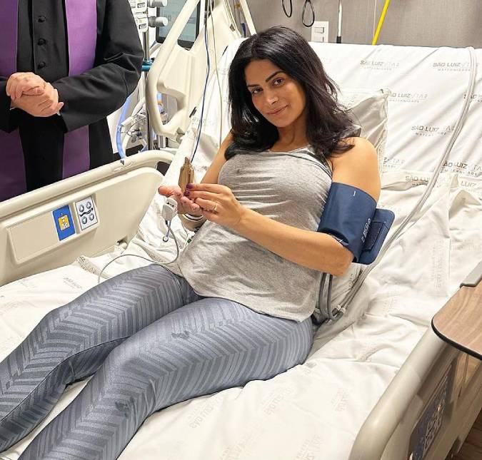 Grávida, Lucilene Caetano recebe alta da UTI e atualiza seguidores sobre estado de saúde: <i>Melhora significativa</i>