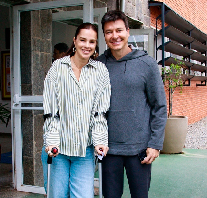 Rodrigo Faro exibe registro de momento carinhoso com Vera Viel: <i>Vamos dançar juntos pra sempre</i>