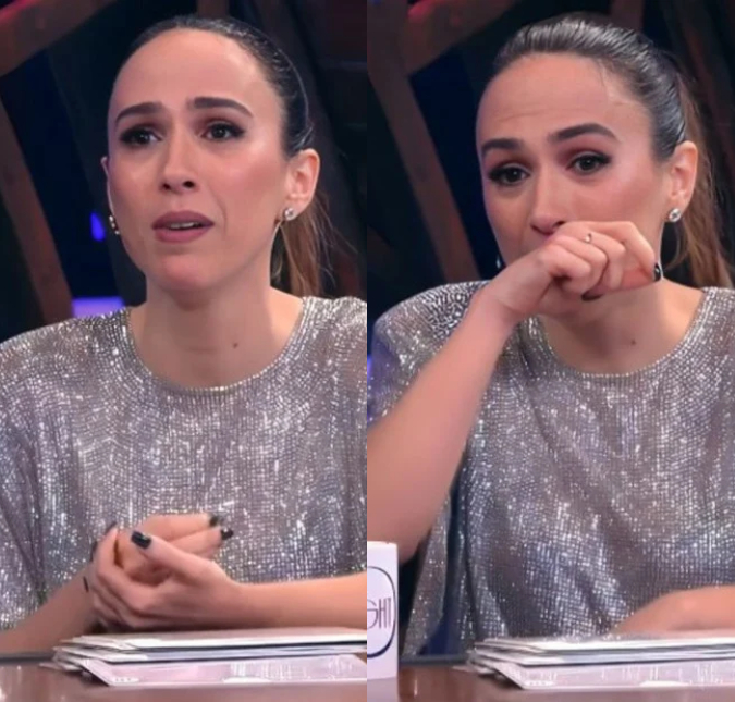 Tatá Werneck se emociona ao falar sobre abuso no <I>Lady Night: Ainda fico temerosa de falar</i>