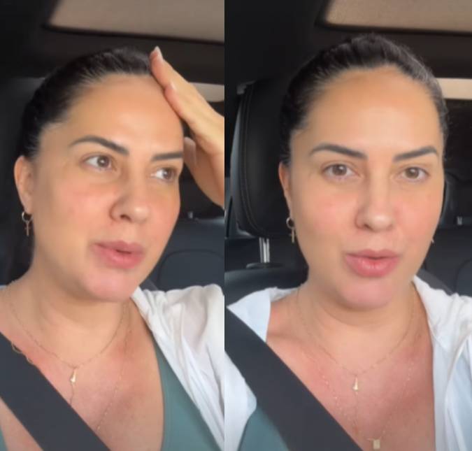 Graciele Lacerda esquece de pagar conta de luz e passa perrengue: - <i>Cabeça de grávida</i>
