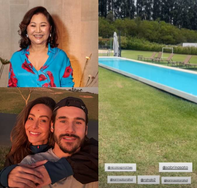 Após semana delicada, mãe de Sabrina Sato mostra dia na fazenda: - <i>Tranquilidade</i>
