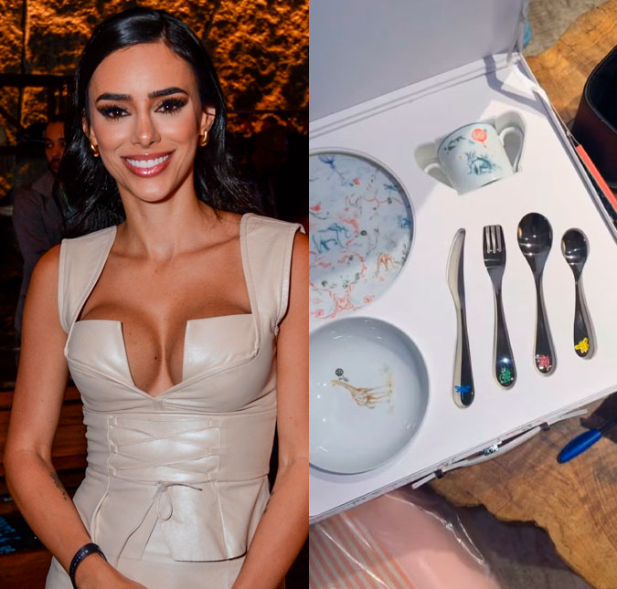 Bruna Biancardi mostra presente de aniversário que Mavie ganhou de Rafaella Santos