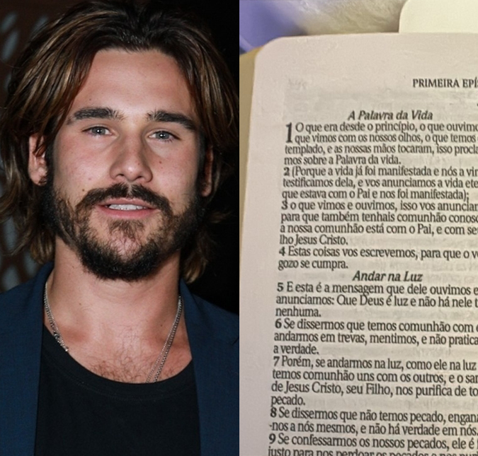 Após situação delicada, Nicolas Prattes retoma gravações e posta versículo bíblico