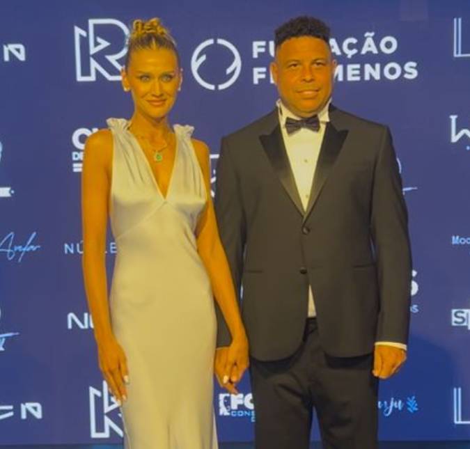 Ronaldo Fenômeno e Celina Locks promovem leilão para arrecadar fundos para Fundação Fenômeno