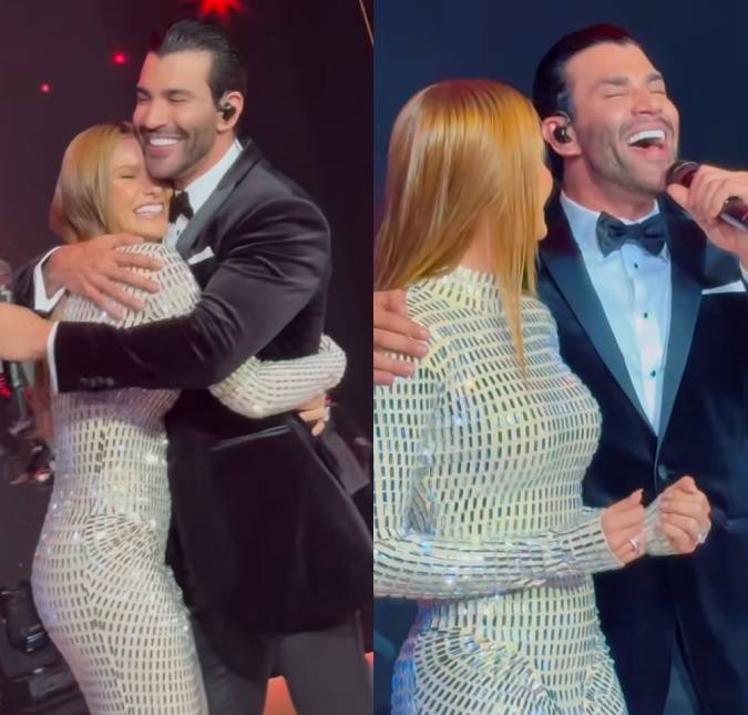 Coladinho com Andressa Suita, Gusttavo Lima grava especial de Natal no <I>SBT</i>