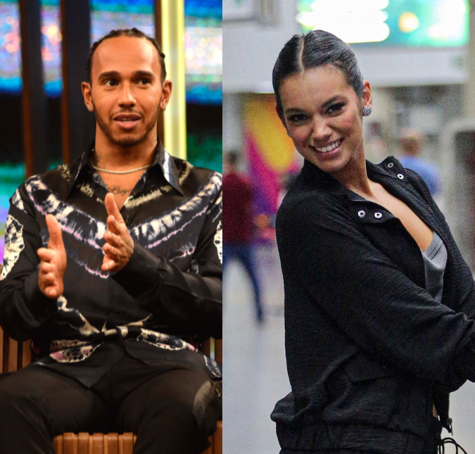 Lewis Hamilton curte foto de Alane Dias e <i>web</i> se empolga com interação