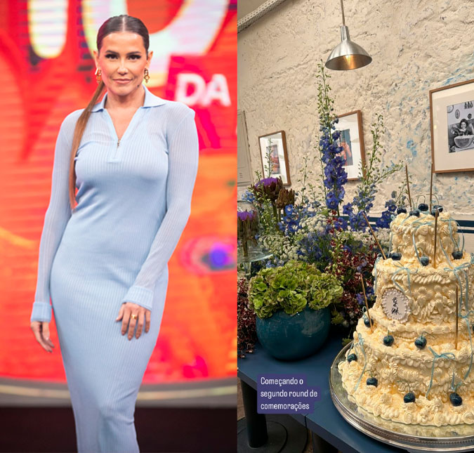 Deborah Secco faz nova comemoração dos 45 anos de idade: <i>Segundo round</i>