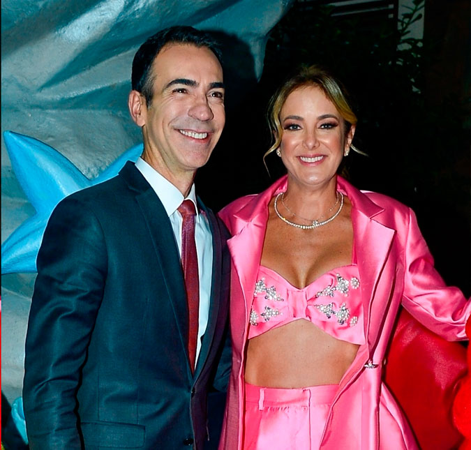 Cesar Tralli se declara para Ticiane Pinheiro ao celebrar sete anos de casamento: <i>Te amo</i>