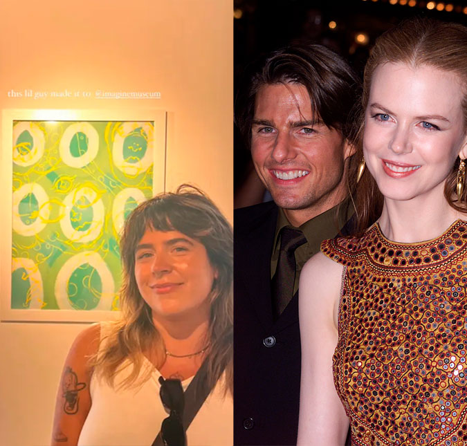 Filha de Nicole Kidman e Tom Cruise compartilha clique raro nas redes sociais