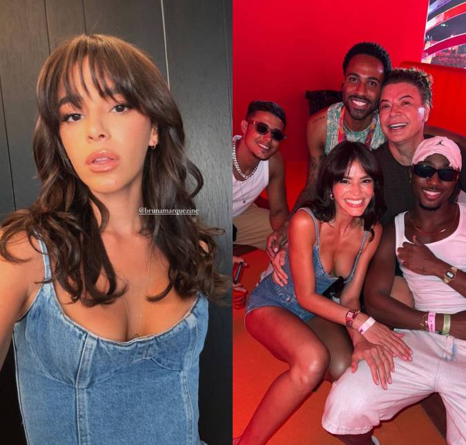 Bruna Marquezine desce até o chão em <I>show</i> Ludmilla no Rio de Janeiro