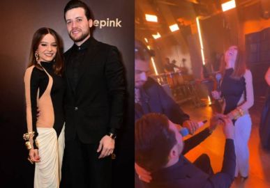 Noiva? Maiara é pedida em casamento em festa de 50 milhões de seguidores de Virginia Fonseca