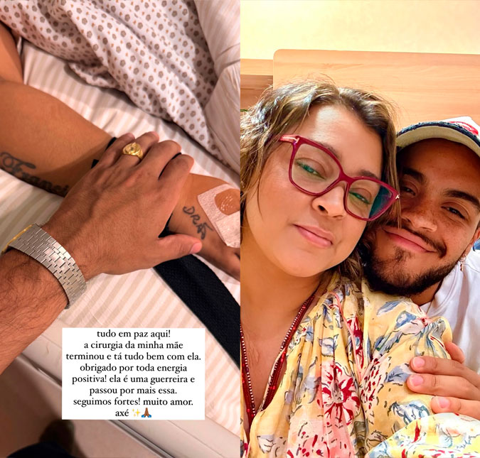 Cirurgia de retirada de tumores de Preta Gil chega ao fim e filho da cantora atualiza estado de saúde