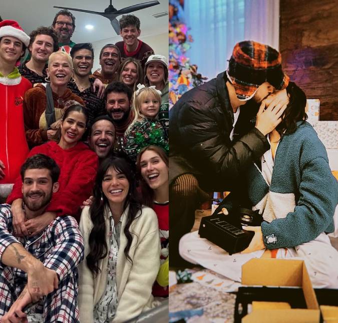 Bruna Marquezine e João Guilherme passam Natal em família na casa de Xuxa Meneghel