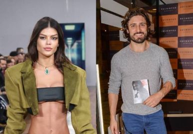 Vitória Strada e Daniel Rocha aparecem em primeira foto juntos após início de namoro