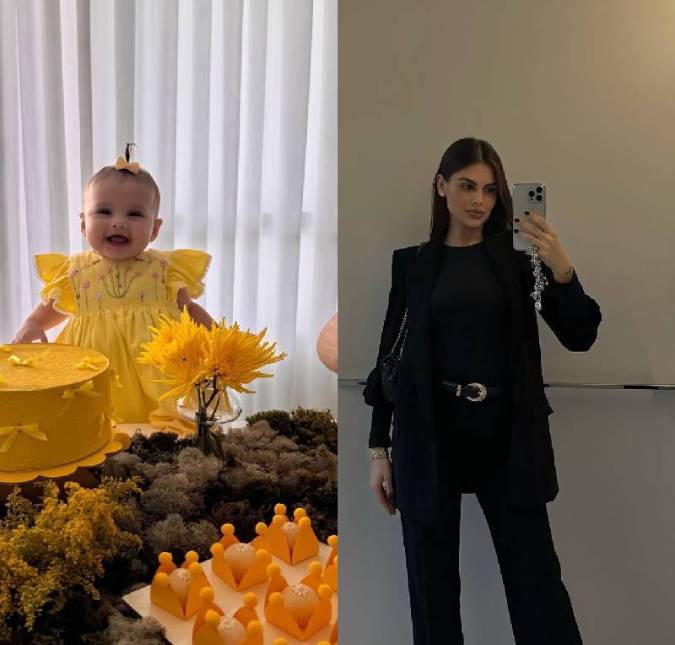 Helena, filha de Neymar Jr. e Amanda Kimberlly, completa seis meses de vida e ganha festa