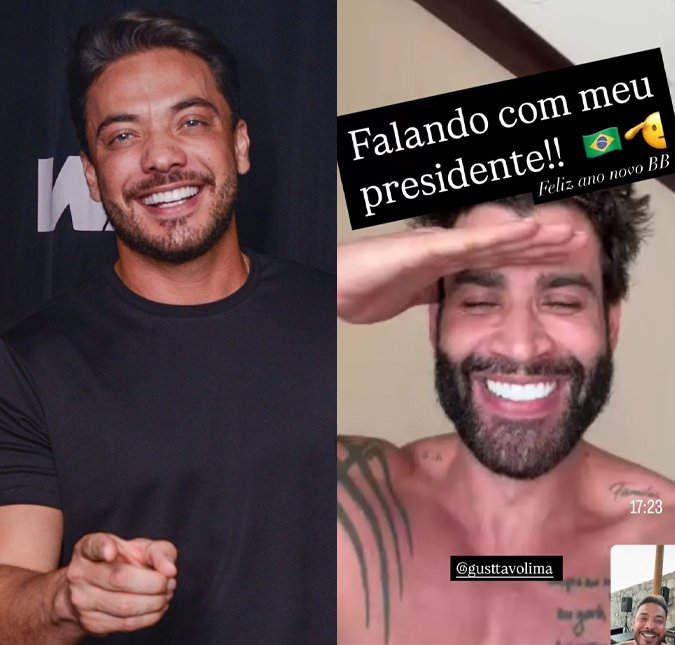 Wesley Safadão chama Gusttavo Lima de <i>meu presidente</i> durante chamada de vídeo