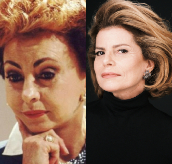 Debora Block aparece com cabelo novo para interpretar Odete Roitman em <i>Vale Tudo</i> (compare com a versão original!)