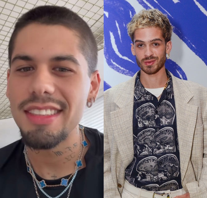 Zé Felipe surge com novo visual e João Guilherme brinca: <i>Voltou a ter cara de quem toma banho</i>